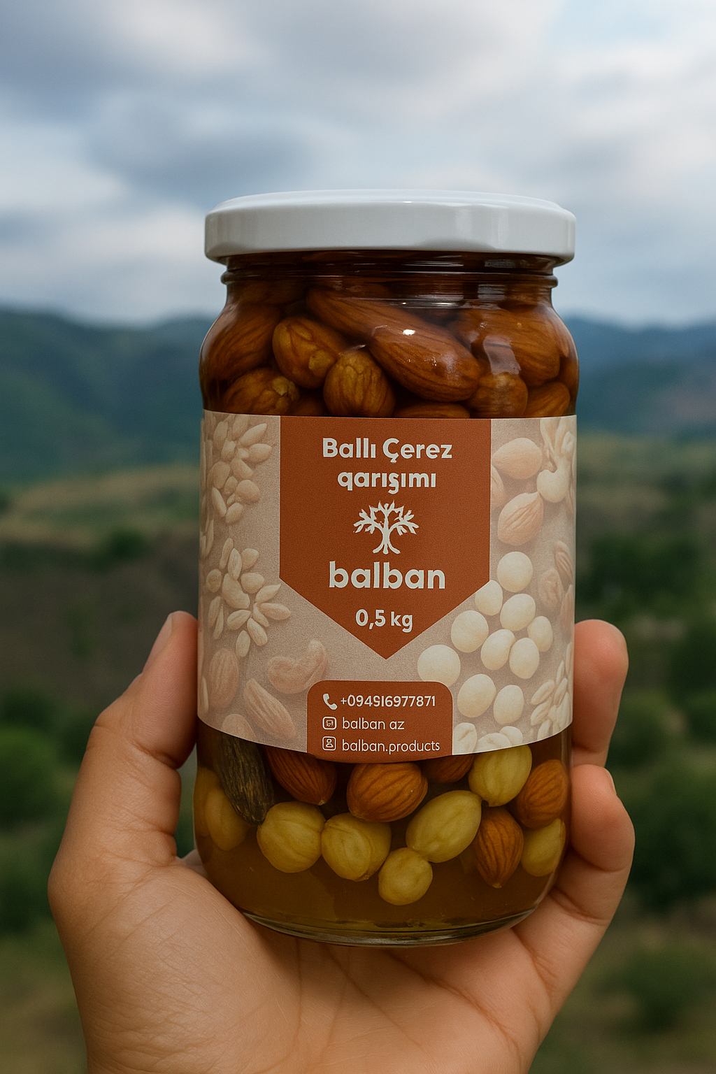 Ballı Çərəz qarışımı 0.5kg